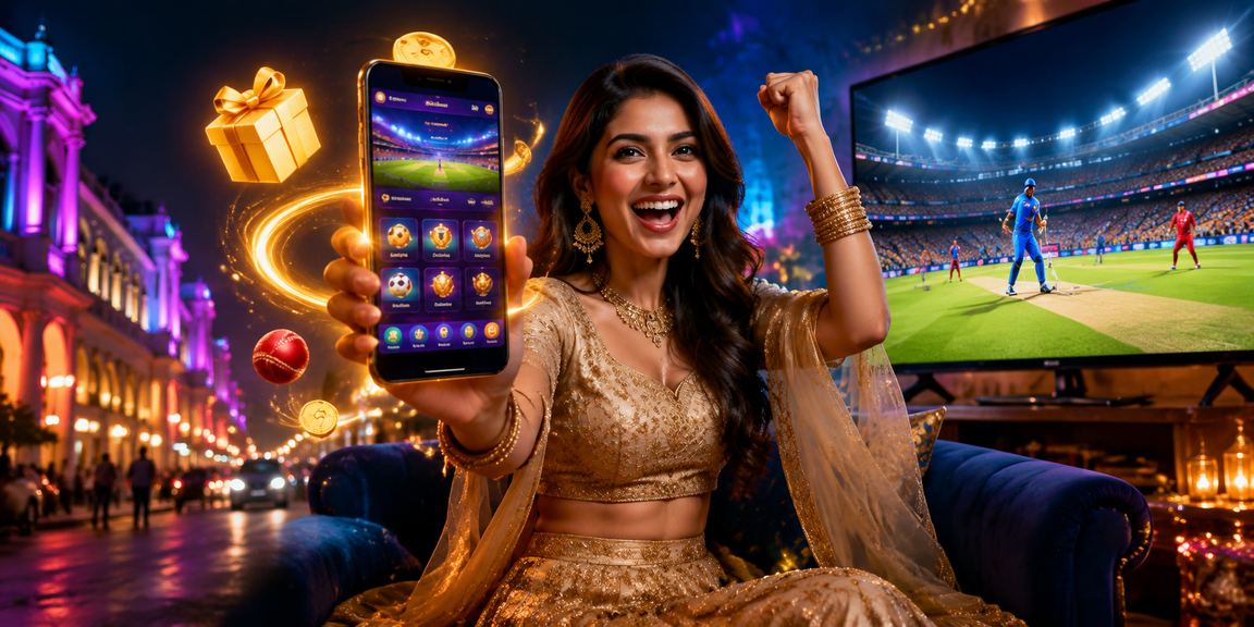 Cricket fans enjoying IPL match on mobile
